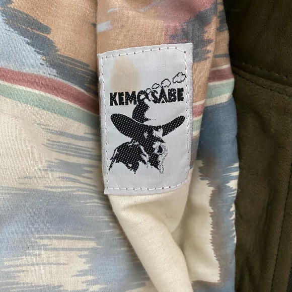 Gorgeous Kemosabe Lone Pine Olive Green Suede Coat with removable fur hood. - Picture 10 of 16